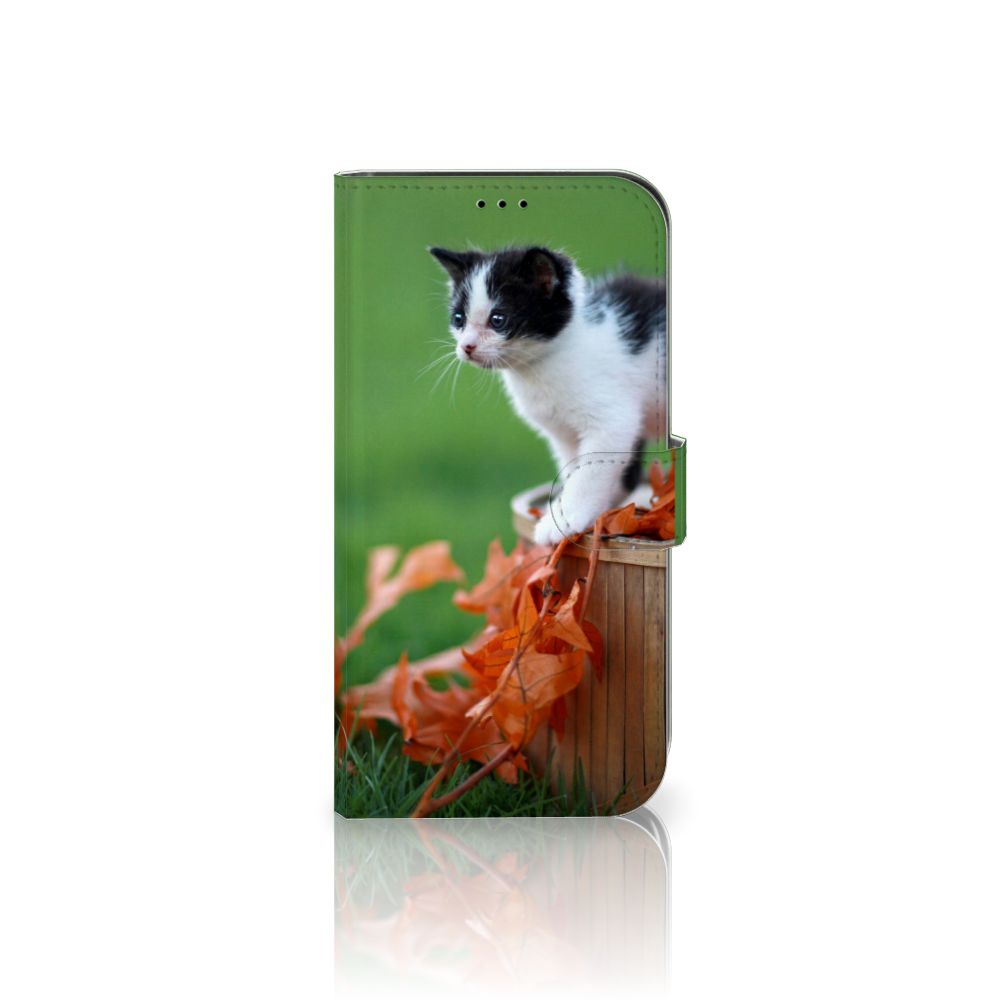 iPhone 13 Pro Max Telefoonhoesje met Pasjes Kitten