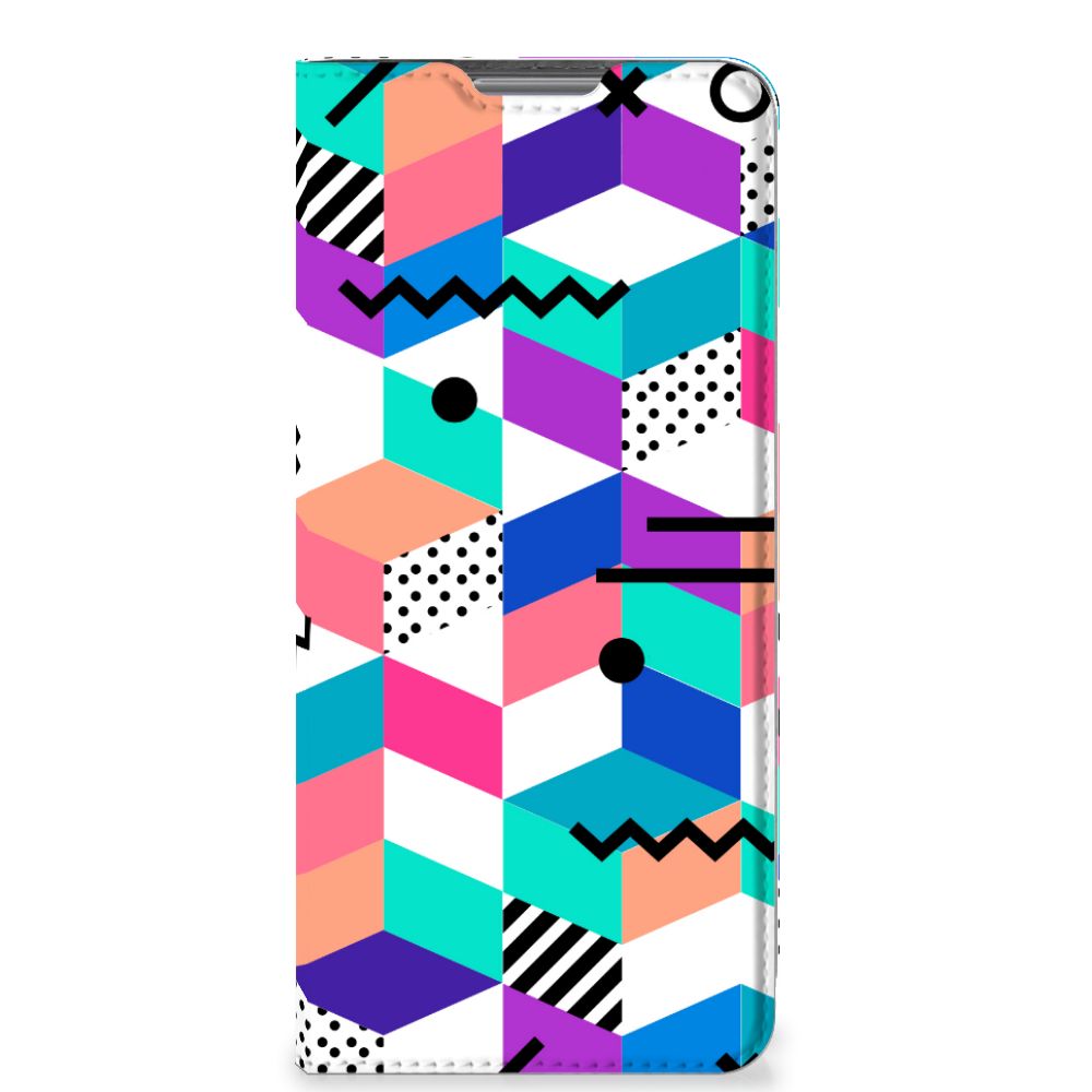 Xiaomi 12 Pro Stand Case Blokken Kleurrijk - B2C Telecom