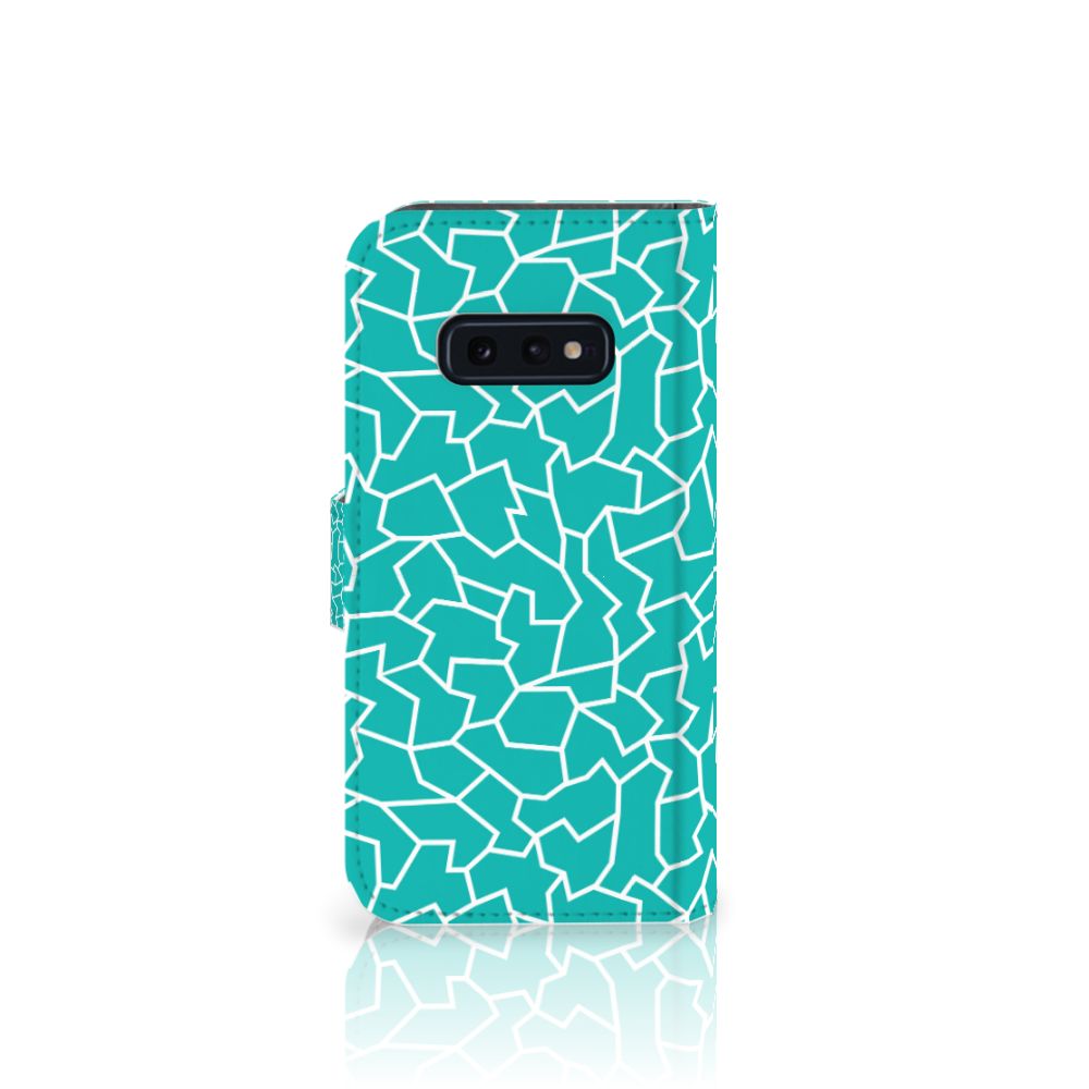 Samsung Galaxy S10e Hoesje Cracks Blue