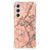 Samsung Galaxy S23 FE Anti-Shock Hoesje Marmer Oranje B2C Telecom