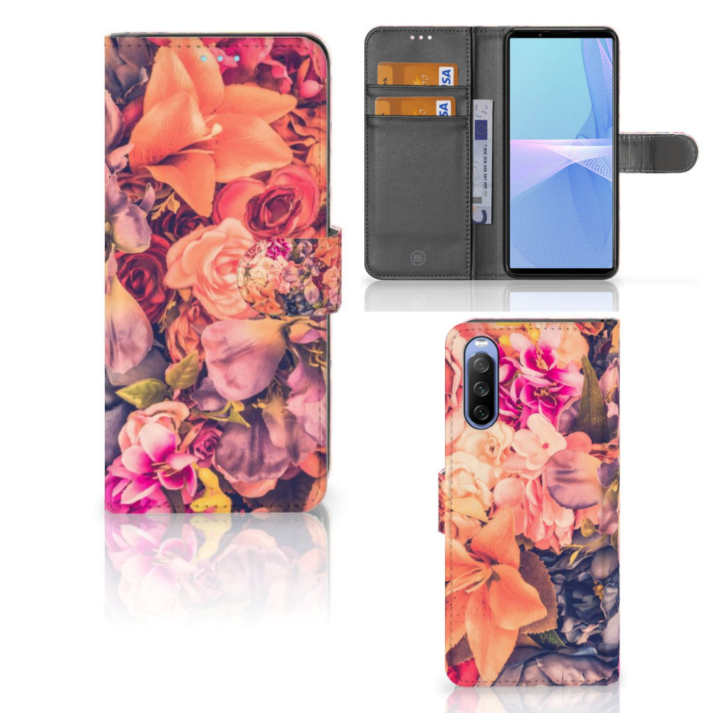 Sony Xperia 10 III Hoesje Bosje Bloemen