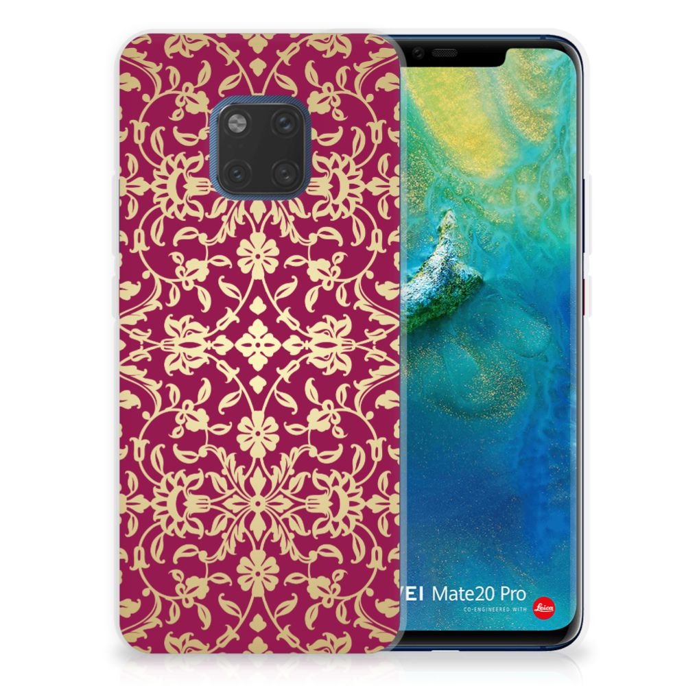 Siliconen Hoesje Huawei Mate 20 Pro Barok Pink