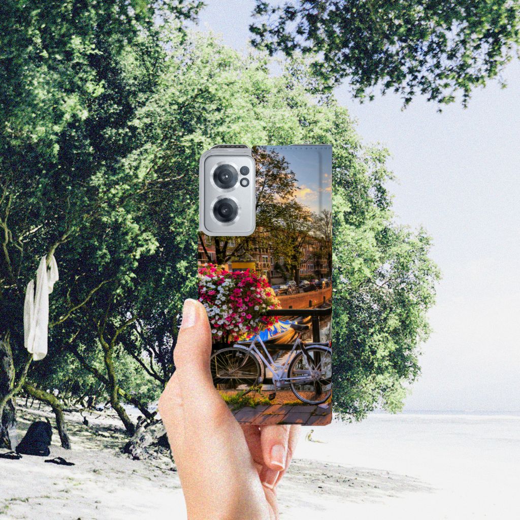 OnePlus Nord CE 2 5G Book Cover Amsterdamse Grachten - B2C Telecom