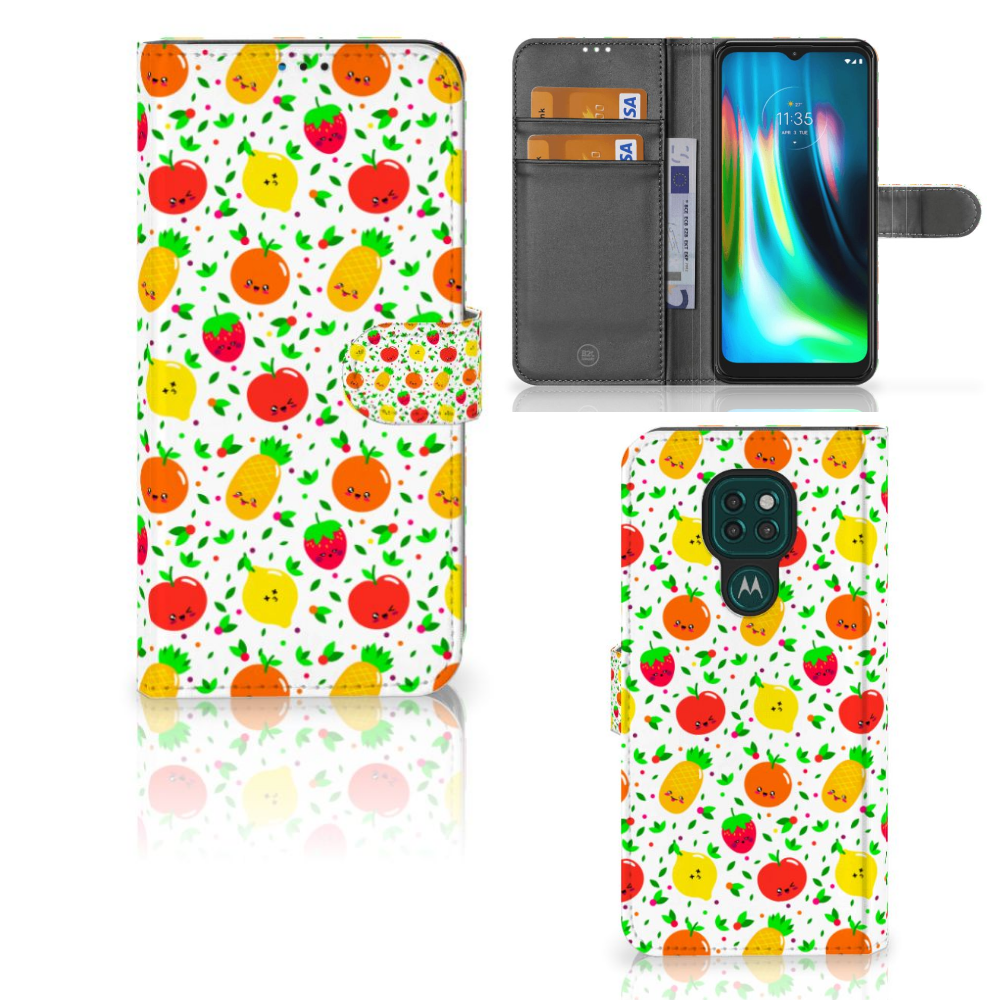 Motorola Moto G9 Play | E7 Plus Book Cover Fruits