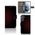 Samsung Galaxy S21 FE Telefoon Hoesje Geruit Rood met ruimte voor 3 pasjes en uniek design.