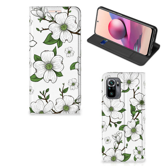 Xiaomi Redmi Note 10 4G | 10S | Poco M5s Smart Cover Dogwood Flowers