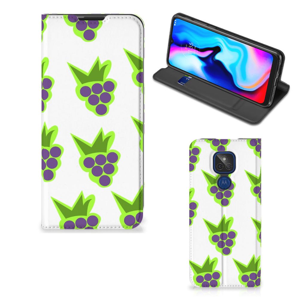 Motorola Moto G9 Play Flip Style Cover Druiven - B2C Telecom