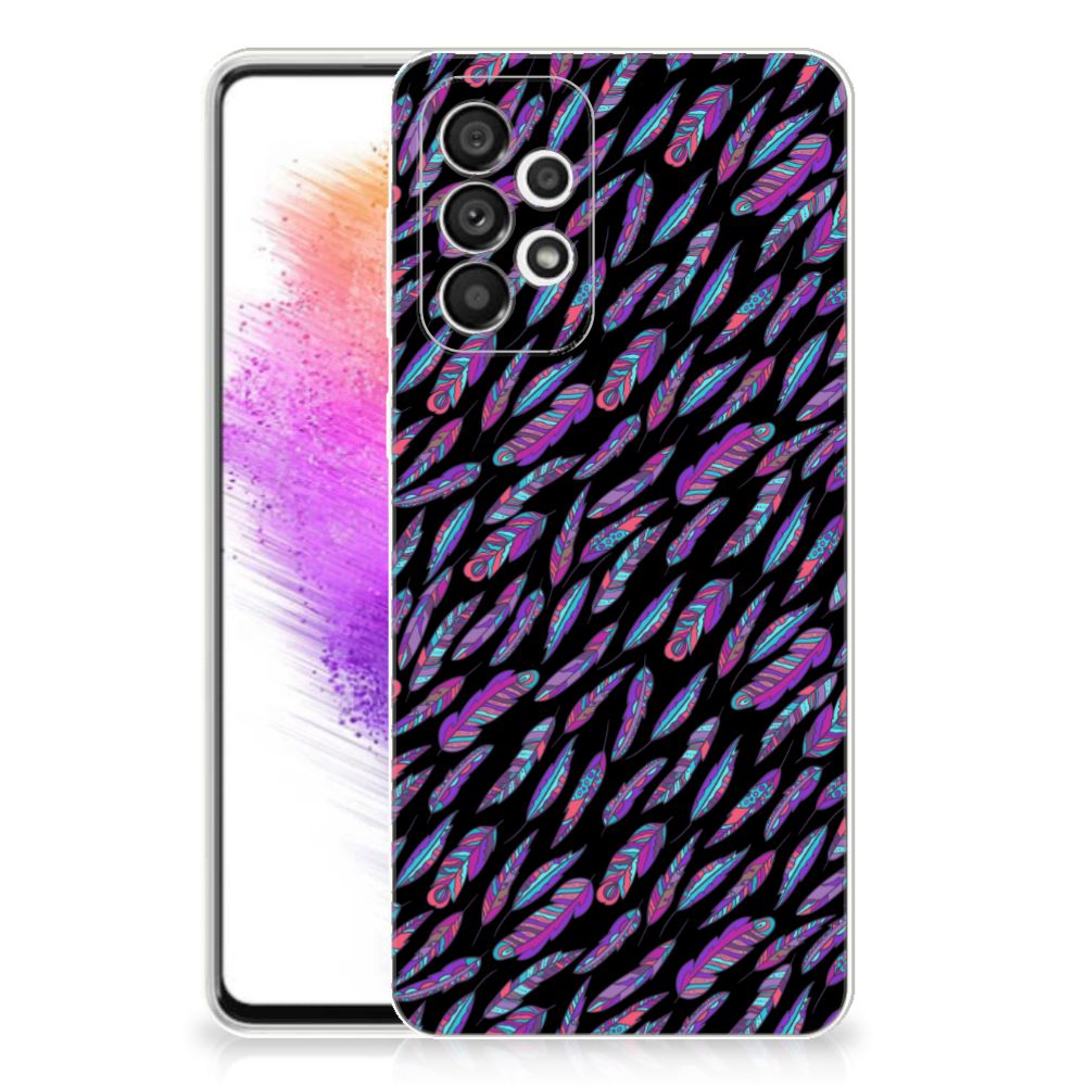 Samsung Galaxy A73 5G TPU bumper Feathers Color B2C Telecom