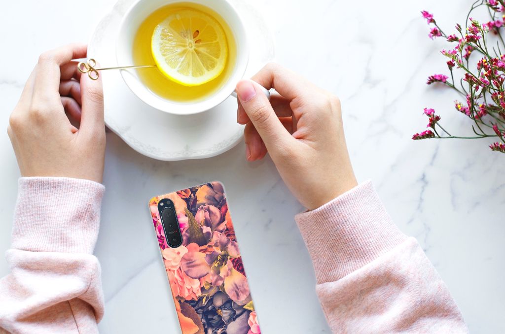 Sony Xperia 5II TPU Case Bosje Bloemen B2C Telecom