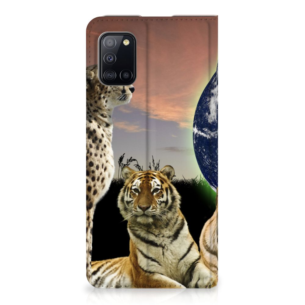 Samsung Galaxy A31 Hoesje maken Roofdieren - B2C Telecom