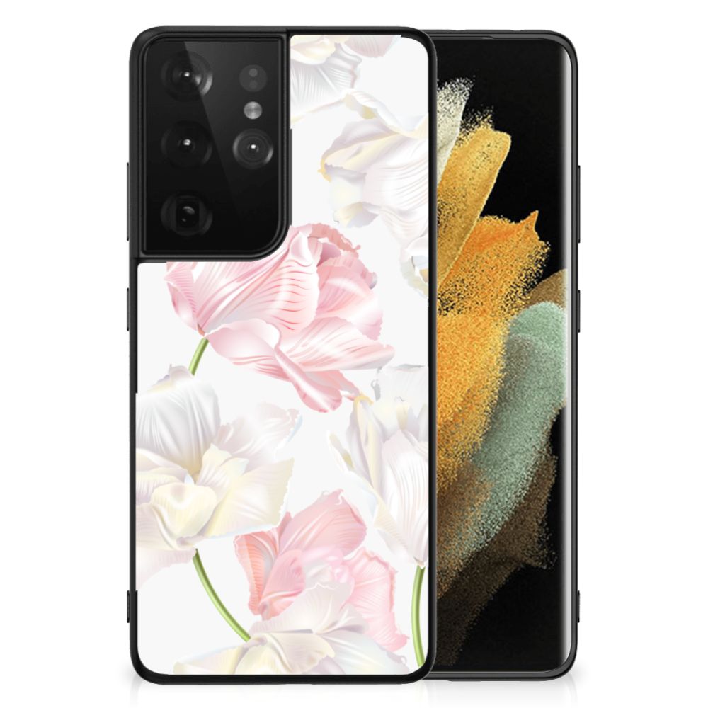 Samsung Galaxy S21 Ultra Bloemen Hoesje Lovely Flowers