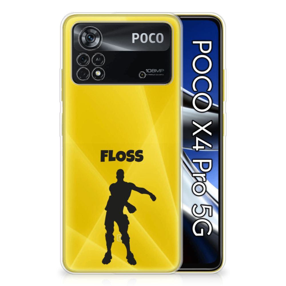 Xiaomi Poco X4 Pro 5G Telefoonhoesje met Naam Floss B2C Telecom