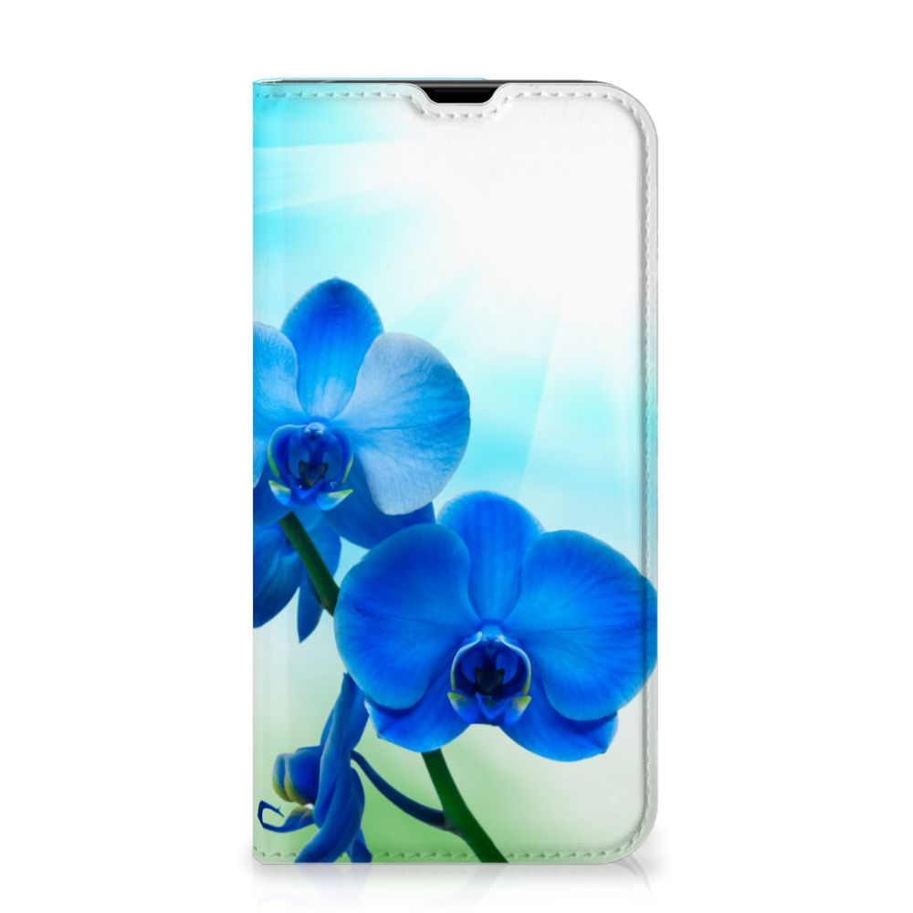 iPhone 13 Pro Smart Cover Orchidee Blauw - Cadeau voor je Moeder - B2C Telecom