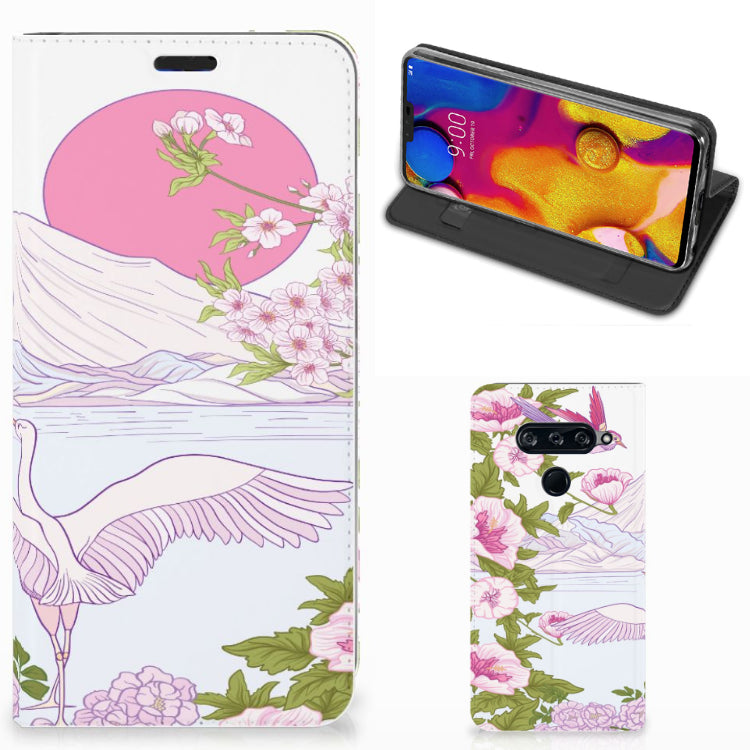 LG V40 Thinq Hoesje maken Bird Standing