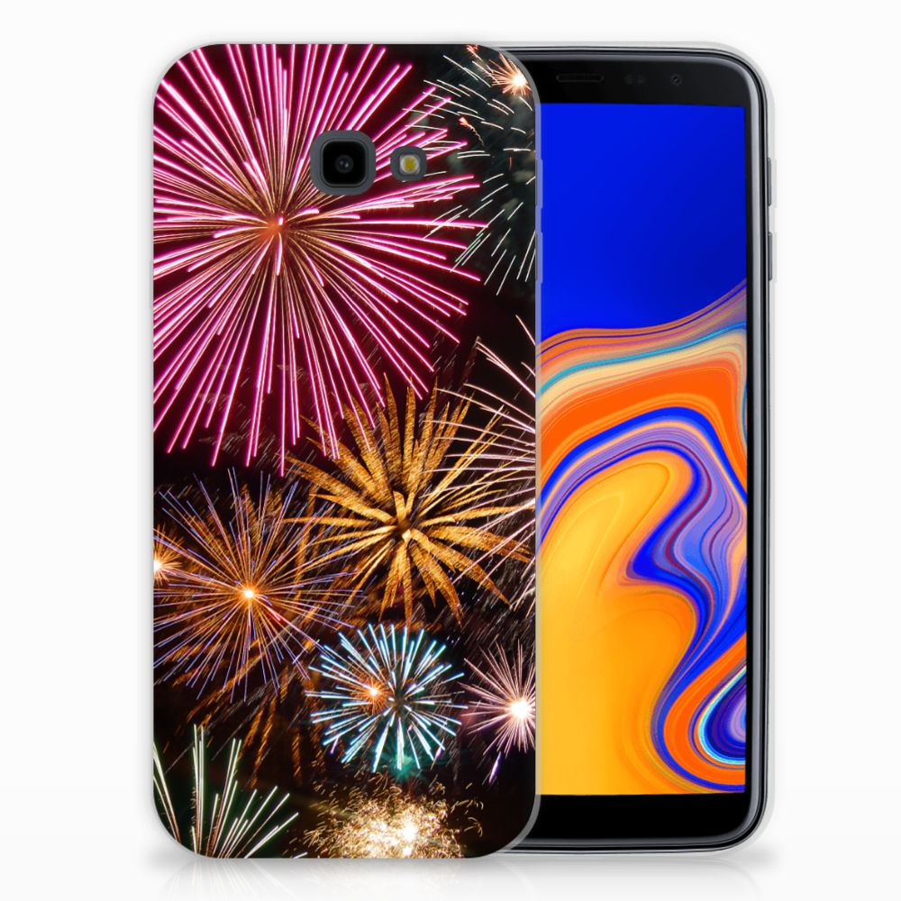 Samsung Galaxy J4 Plus (2018) Silicone Back Cover Vuurwerk