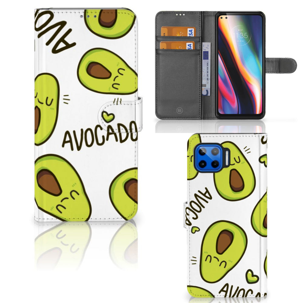 Motorola Moto G 5G Plus Leuk Hoesje Avocado Singing