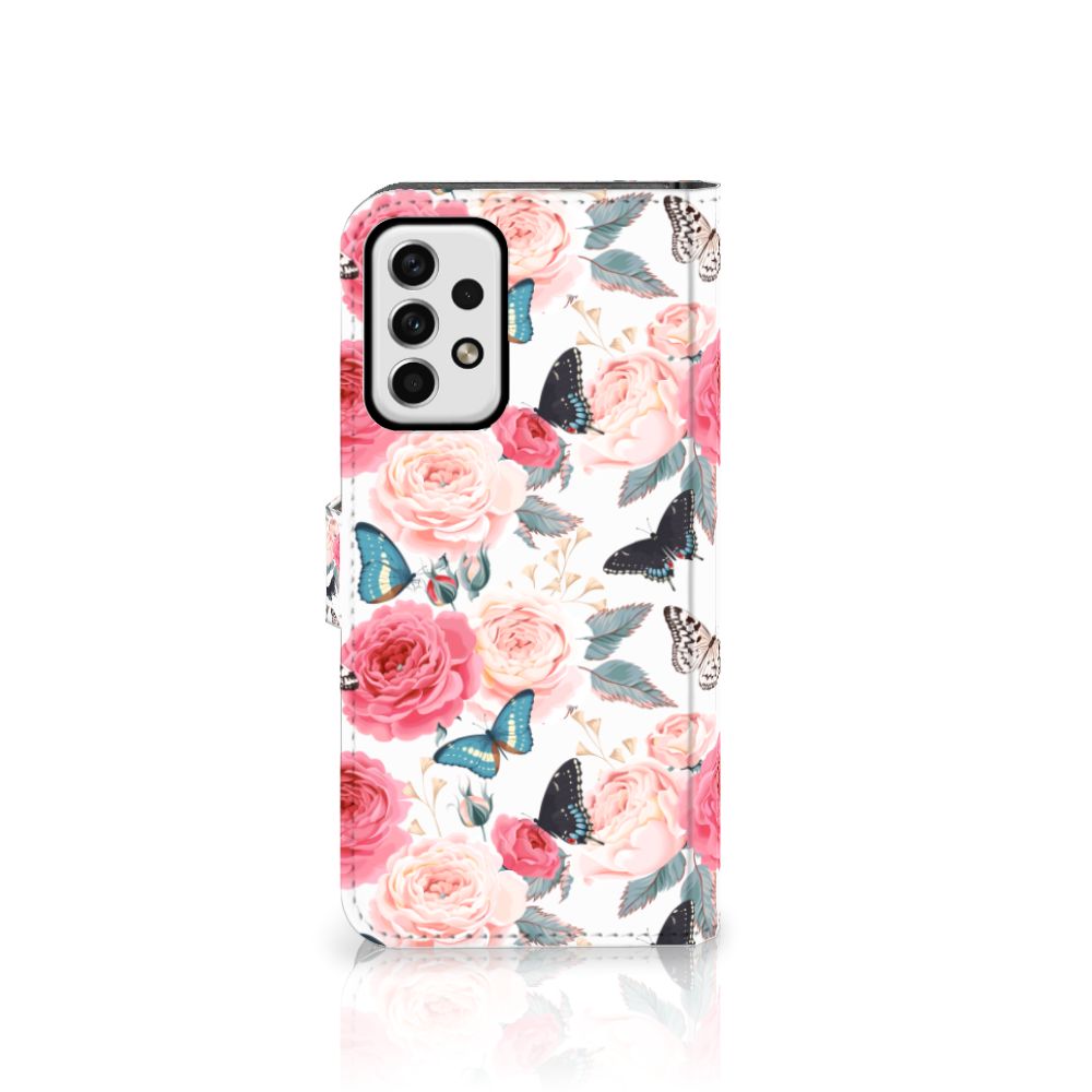 Samsung Galaxy A23 Hoesje Butterfly Roses