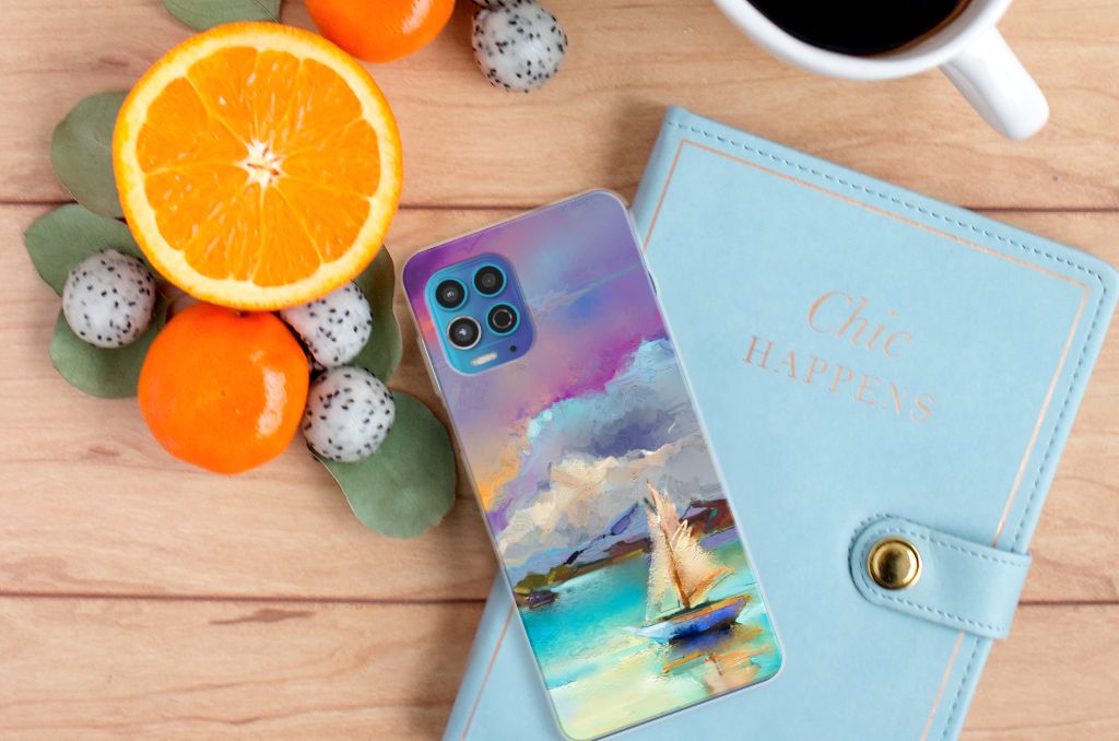 Hoesje maken Motorola Moto G100 Boat B2C Telecom