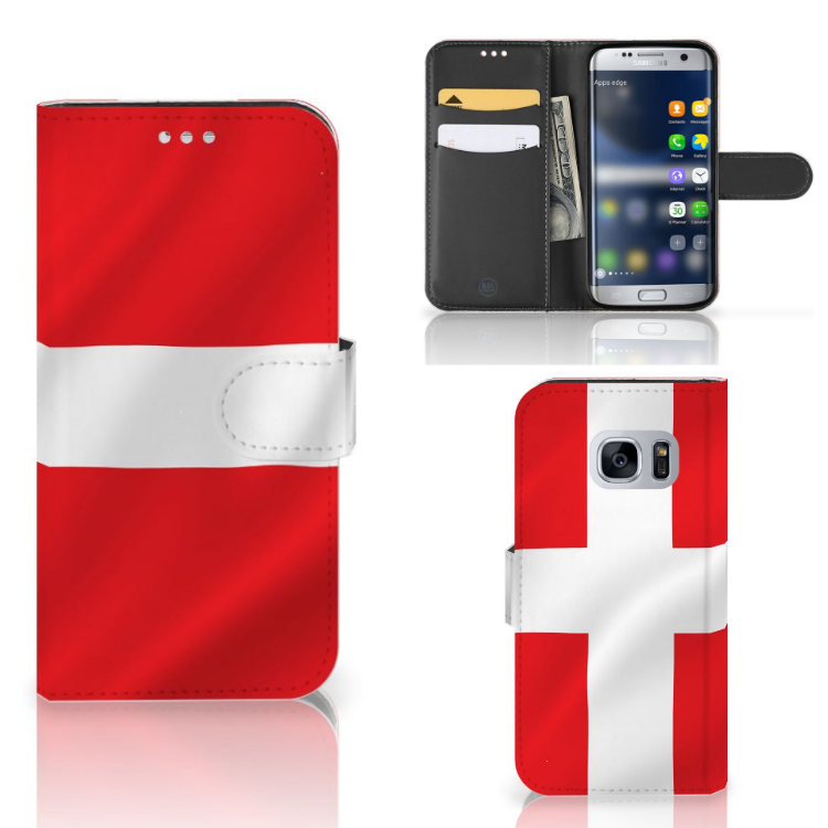 Samsung Galaxy S7 Bookstyle Case Denemarken