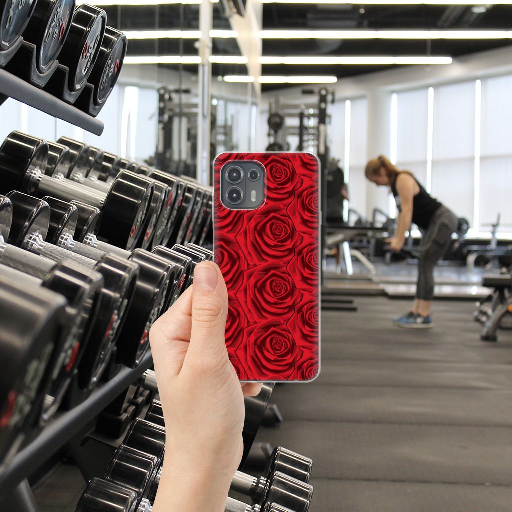 Motorola Edge 20 Lite TPU Case Red Roses B2C Telecom