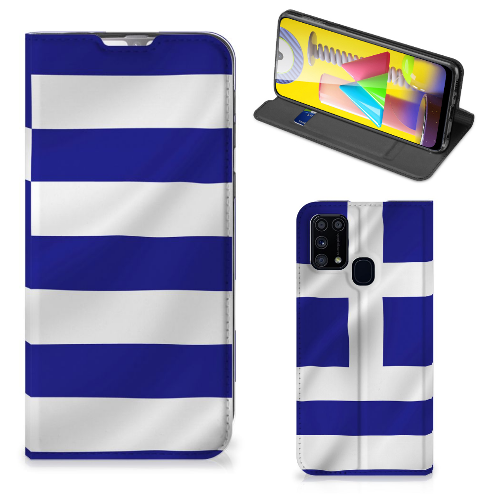 Samsung Galaxy M31 Standcase Griekenland - B2C Telecom