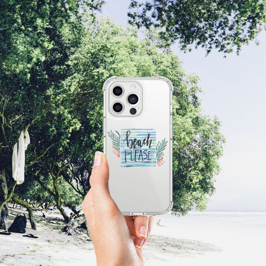 iPhone 13 Pro Max Stevig Bumper Hoesje Boho Beach - B2C Telecom