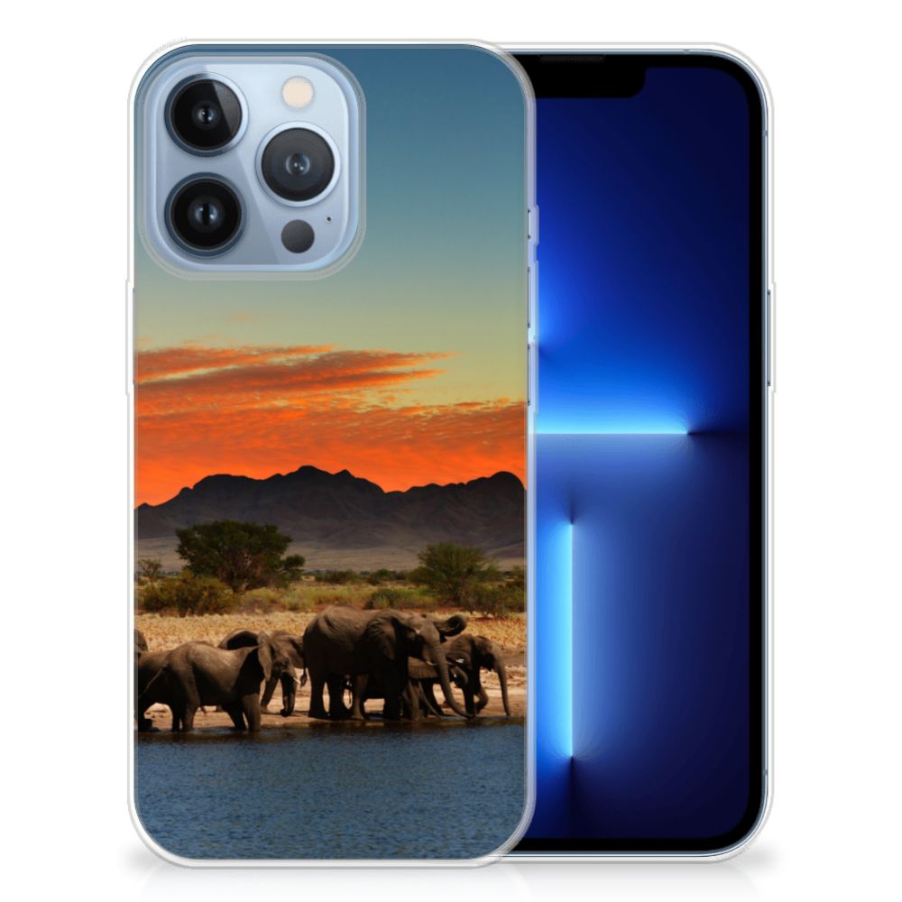 Apple iPhone 13 Pro TPU Hoesje Olifanten B2C Telecom