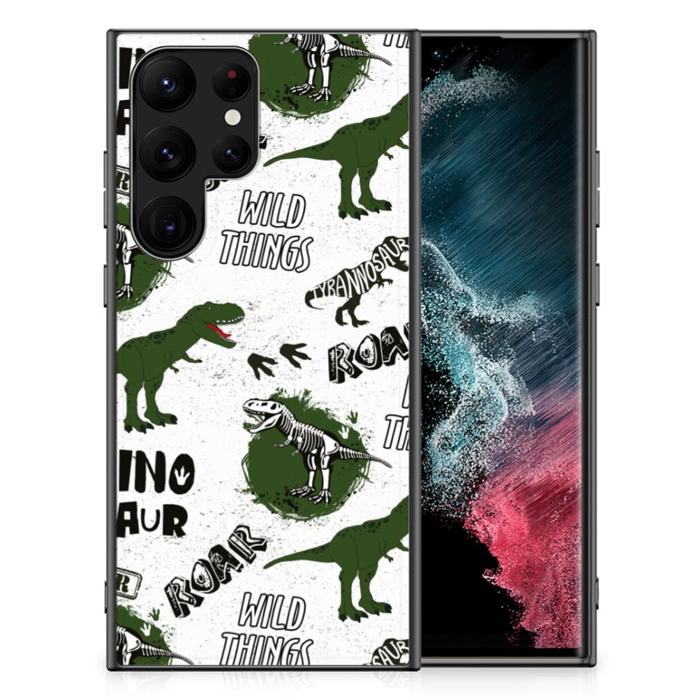 Dierenprint Telefoonhoesje voor Samsung Galaxy S23 Ultra Dinosaurus