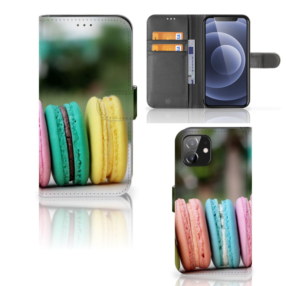 iPhone 12 | 12 Pro (6.1") Book Cover Macarons