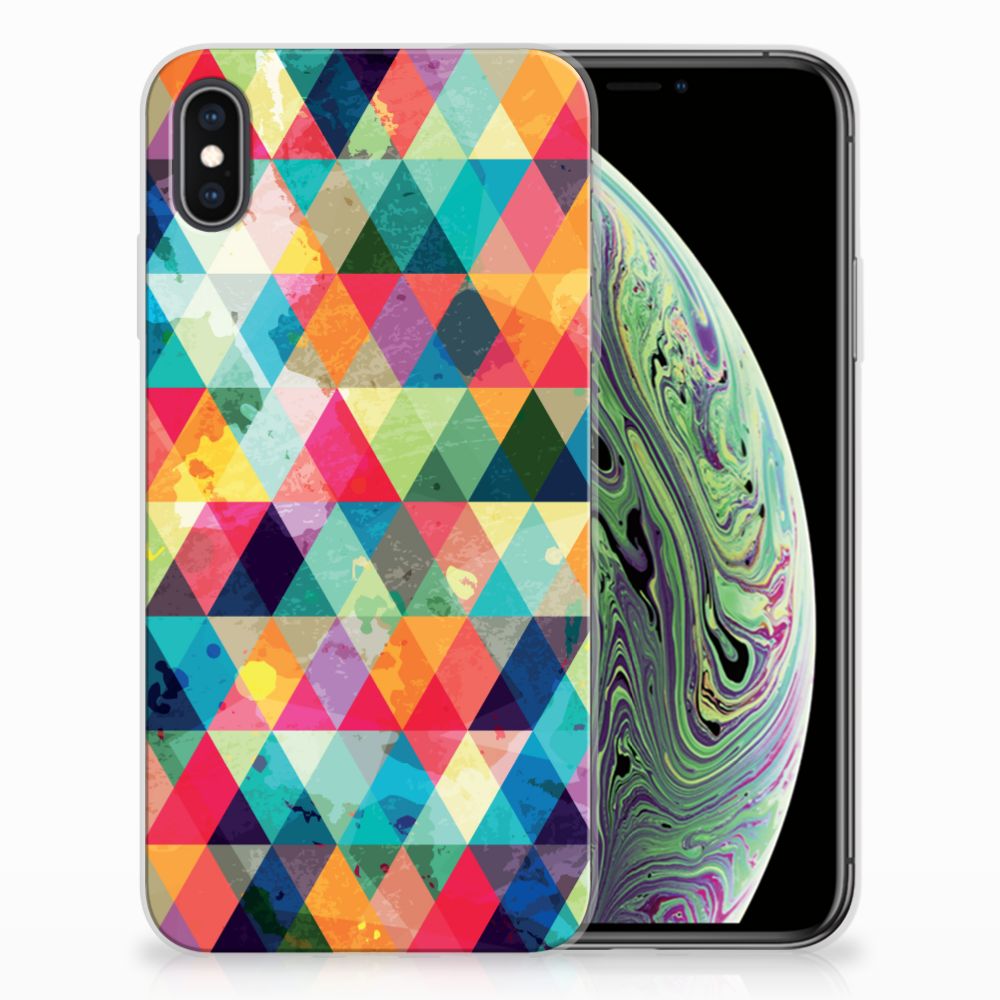 Apple iPhone Xs Max TPU bumper Geruit