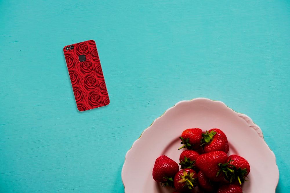 Huawei P10 Lite TPU Case Red Roses