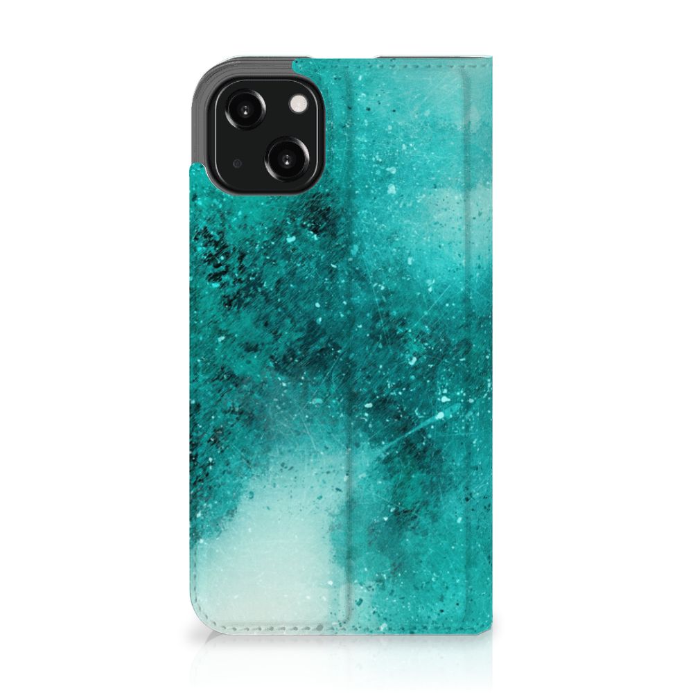 Bookcase iPhone 13 Painting Blue