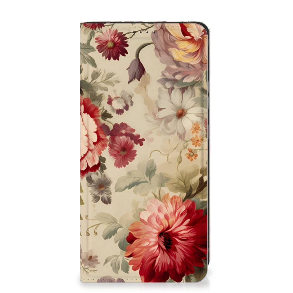 Smart Cover voor Samsung Galaxy Xcover 7 Bloemen bloemen design vooraanzicht