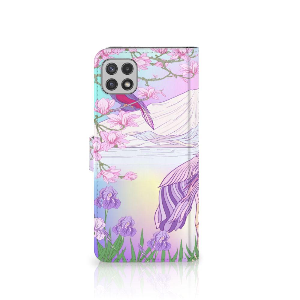 Samsung Galaxy A22 5G Telefoonhoesje met Pasjes Bird