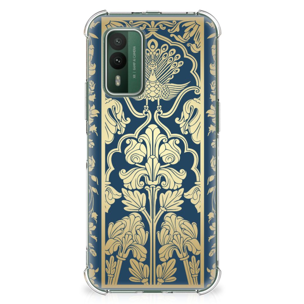 Nokia XR21 Case Beige Flowers