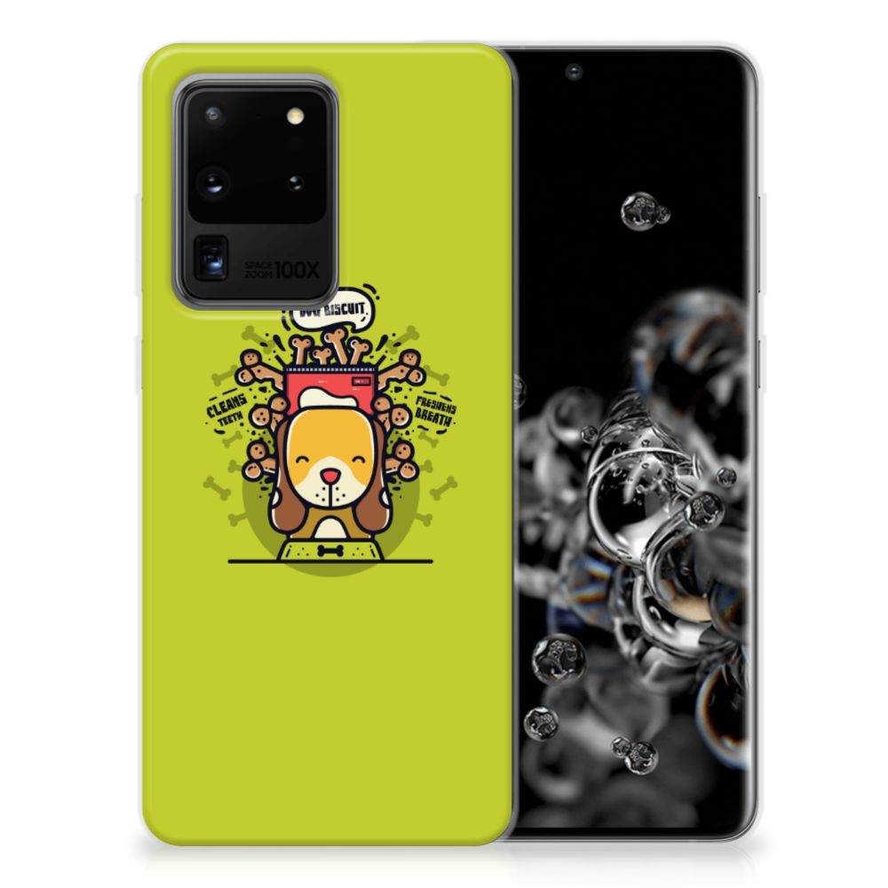 Samsung Galaxy S20 Ultra Telefoonhoesje met Naam Doggy Biscuit B2C Telecom