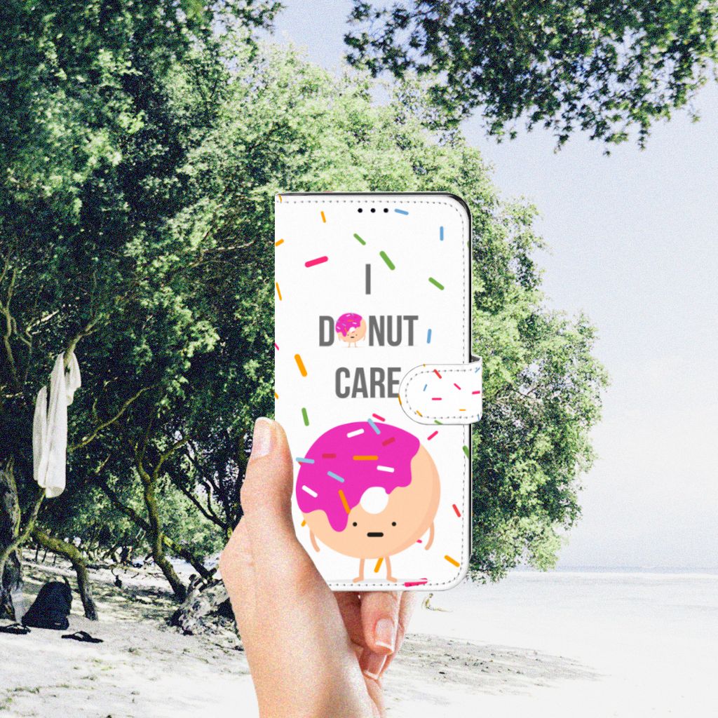 Motorola Edge 30 Pro Book Cover Donut Roze