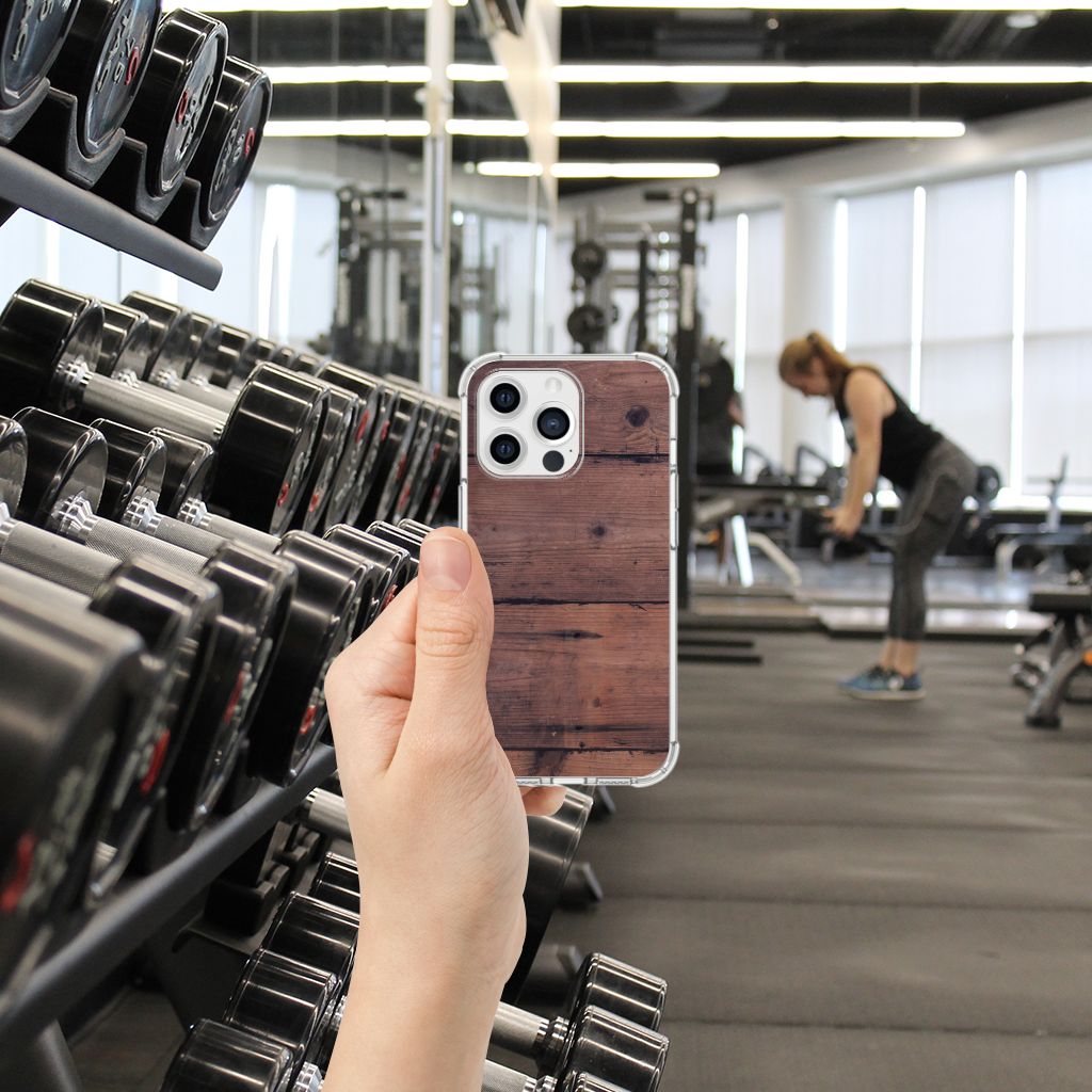 Apple iPhone 13 Pro Stevig Telefoonhoesje Old Wood B2C Telecom