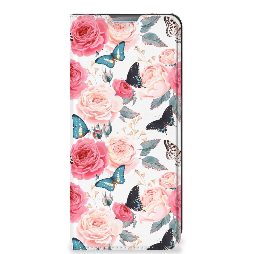 OPPO A74 4G Smart Cover Butterfly Roses - B2C Telecom