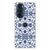 Motorola Edge 30 Pro TPU Case Flower Blue