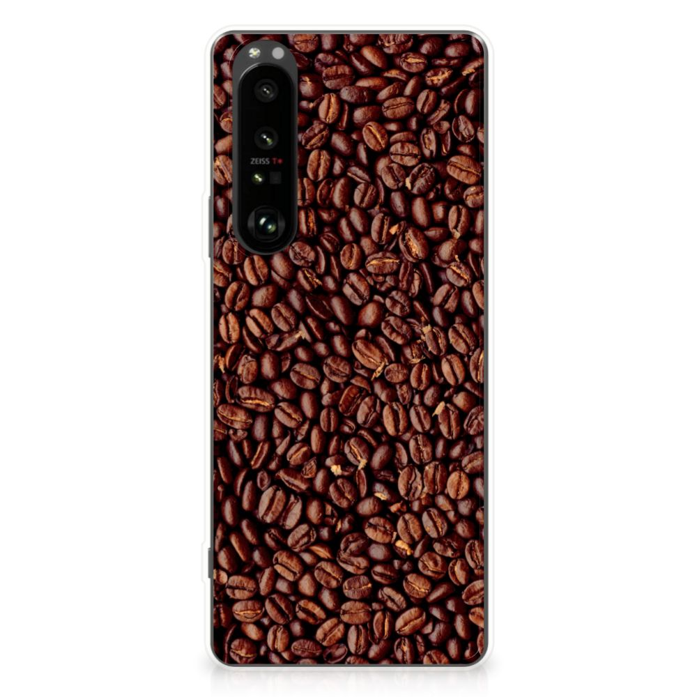 Sony Xperia 1 III Siliconen Case Koffiebonen