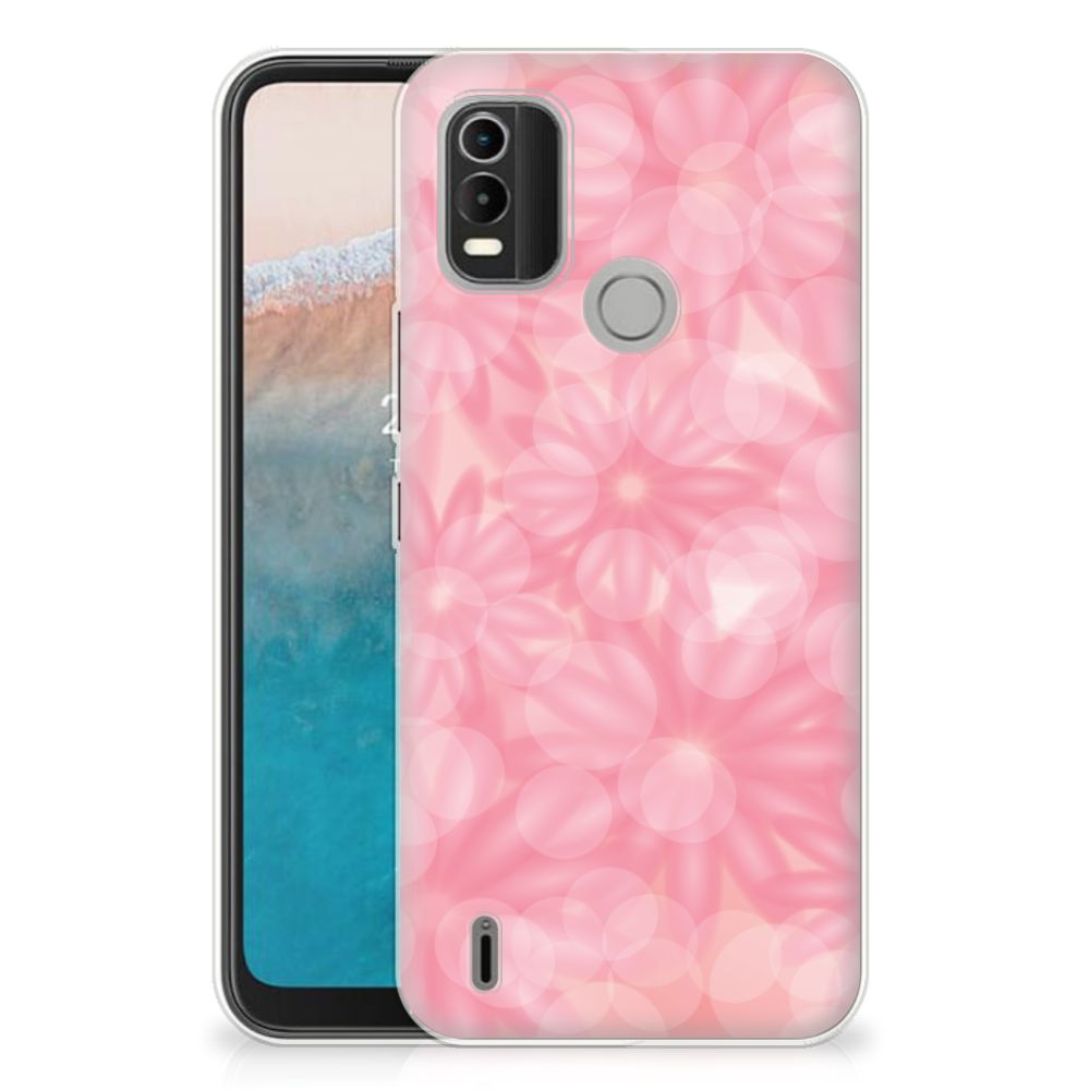 Nokia C21 Plus TPU Case Spring Flowers