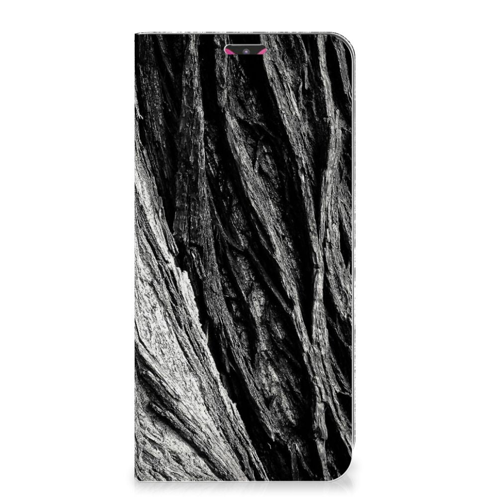 Book Wallet Case Samsung Galaxy M20 Boomschors Grijs