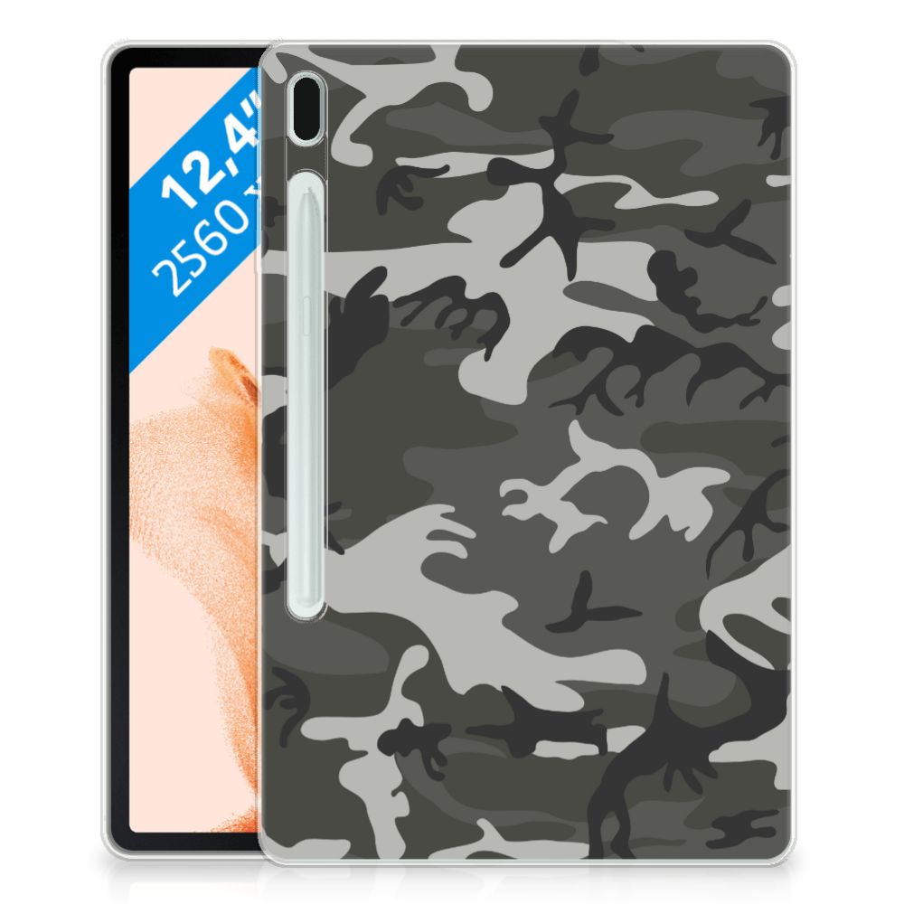 Samsung Galaxy Tab S7FE Hippe Hoes Army Light - B2C Telecom