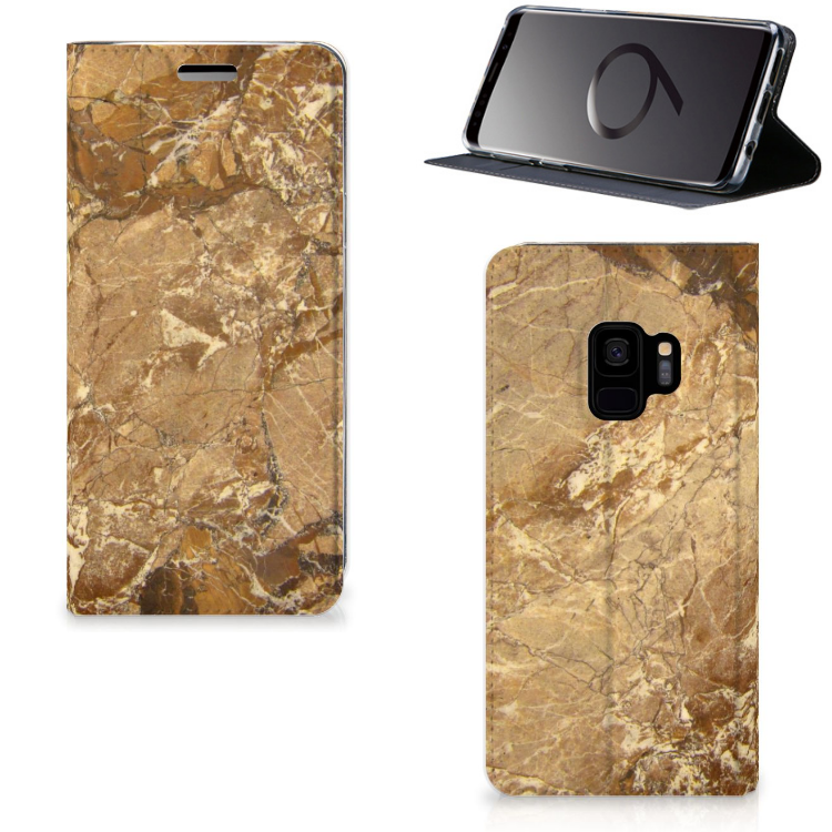 Samsung Galaxy S9 Standcase Marmer Creme