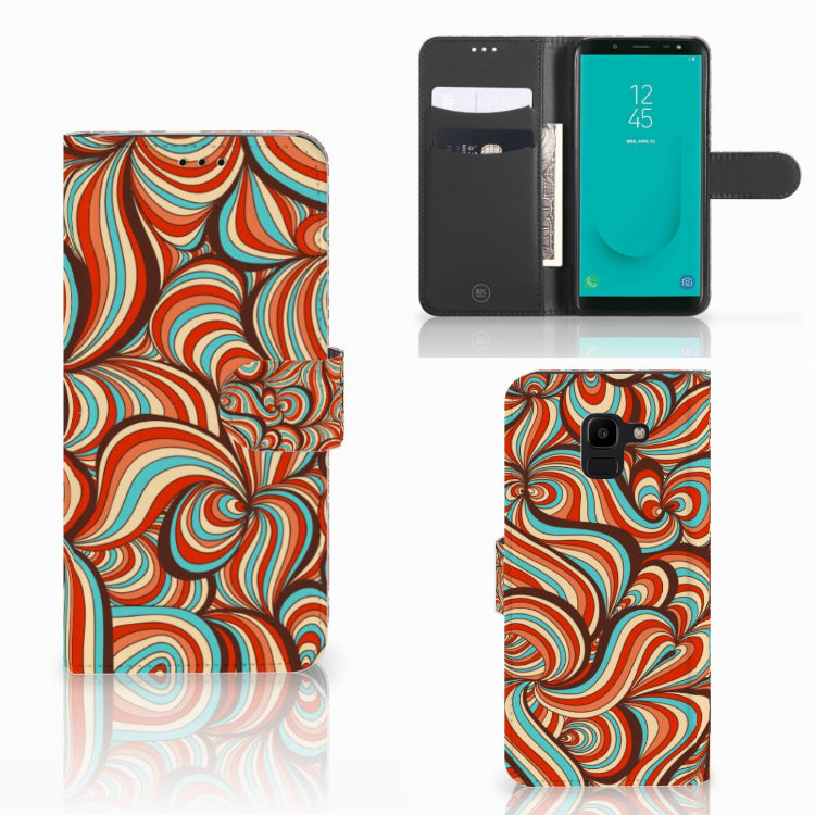 Samsung Galaxy J6 2018 Hoesje Retro