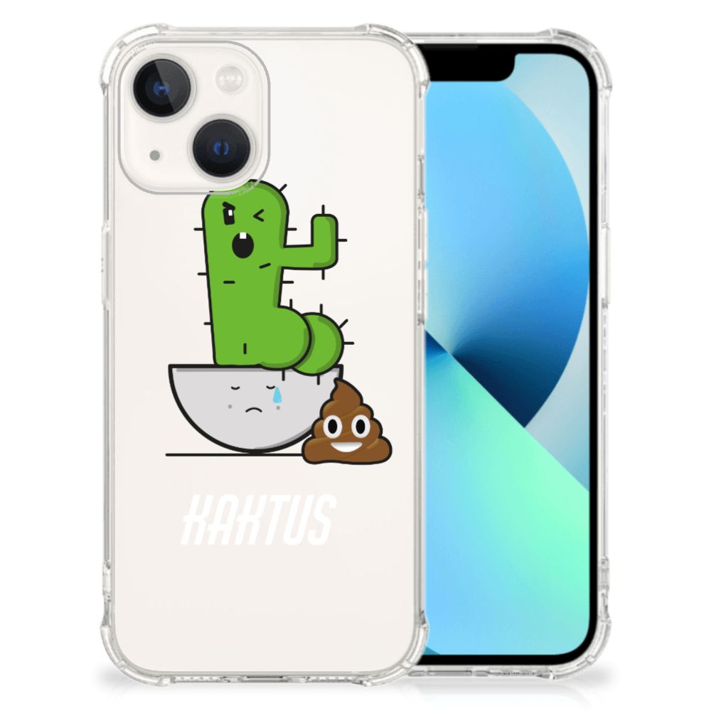 iPhone 13 Stevig Bumper Hoesje Cactus Poo B2C Telecom