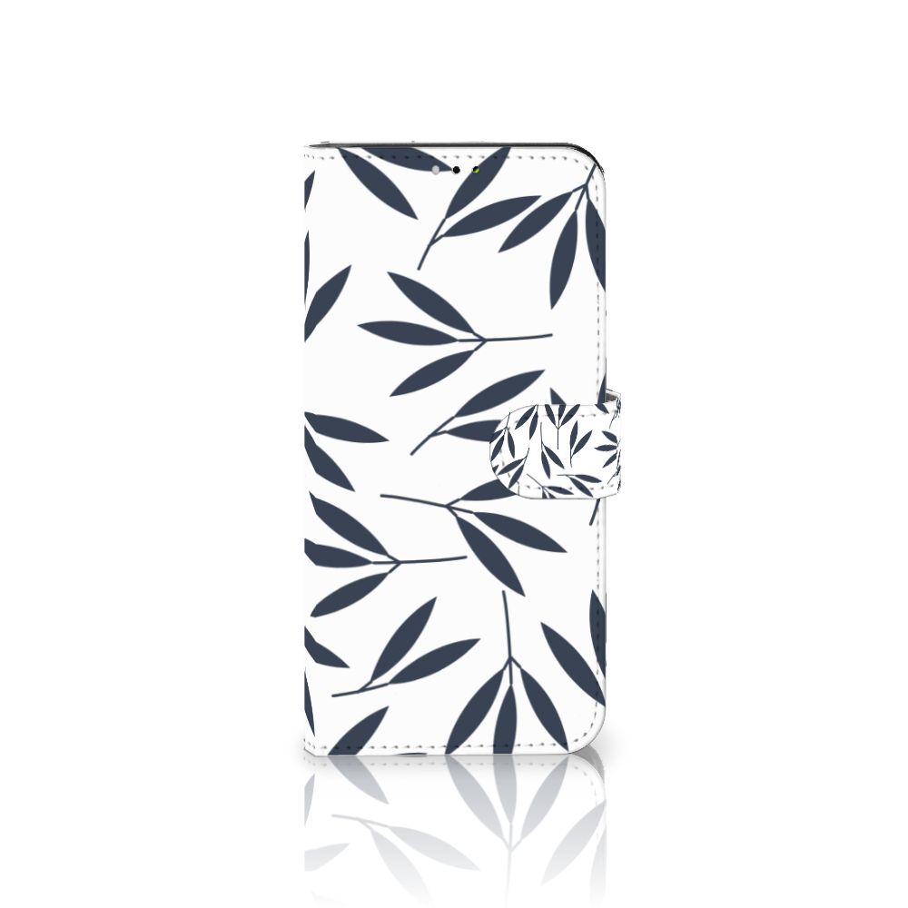 Samsung Galaxy A03 Hoesje Leaves Blue