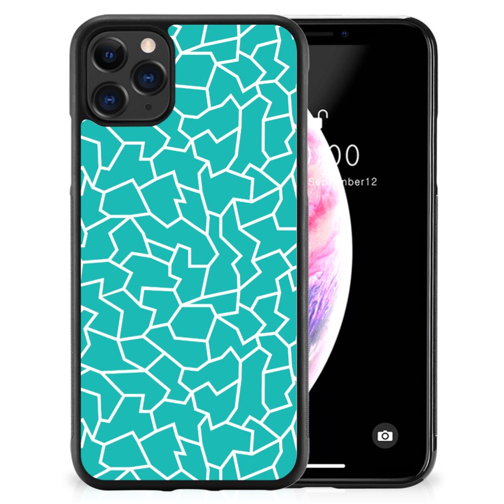 Apple iPhone 11 Pro Max Case Cracks Blue B2C Telecom