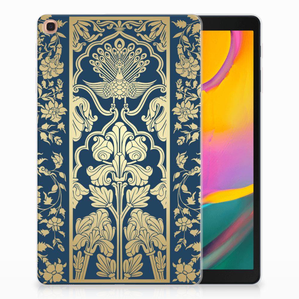 Samsung Galaxy Tab A 10.1 (2019) Siliconen Hoesje Beige Flowers